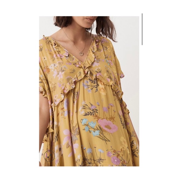 Spell & The Gypsy - Wild Bloom Gown in Mustard - Picture 3 of 5